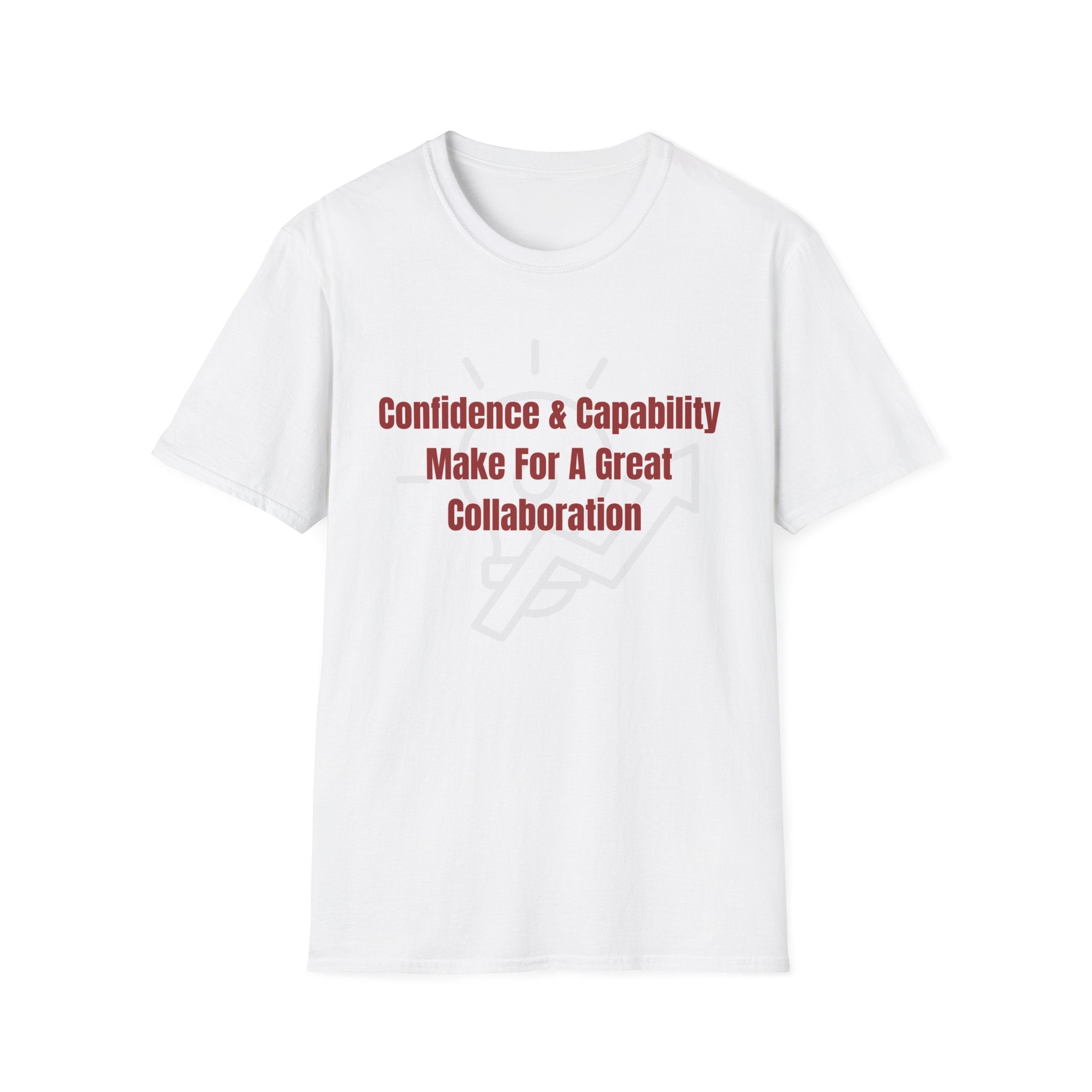 Motivational Graphic Tee — "Confidence & Capability..."