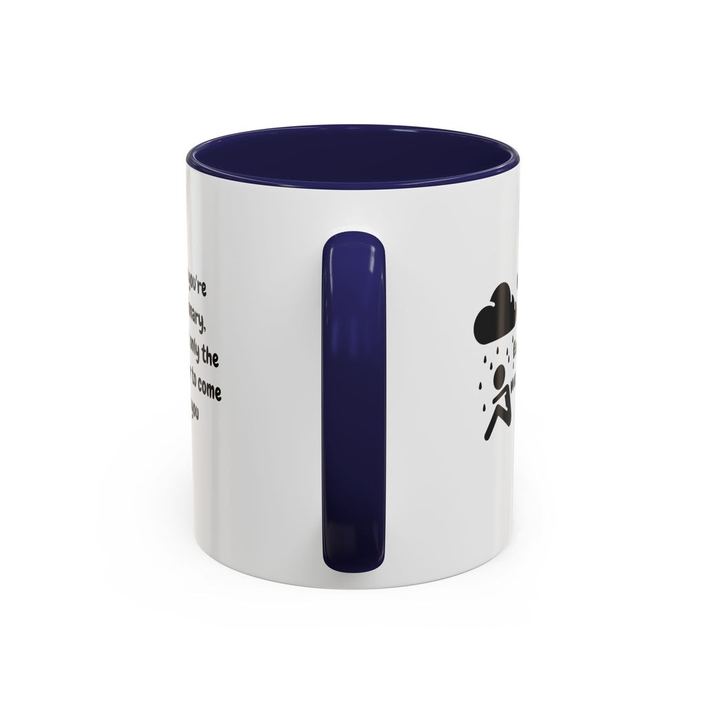 Motivational Travel Ceramic Mug — "When You're Stationary..." Accent Mug
