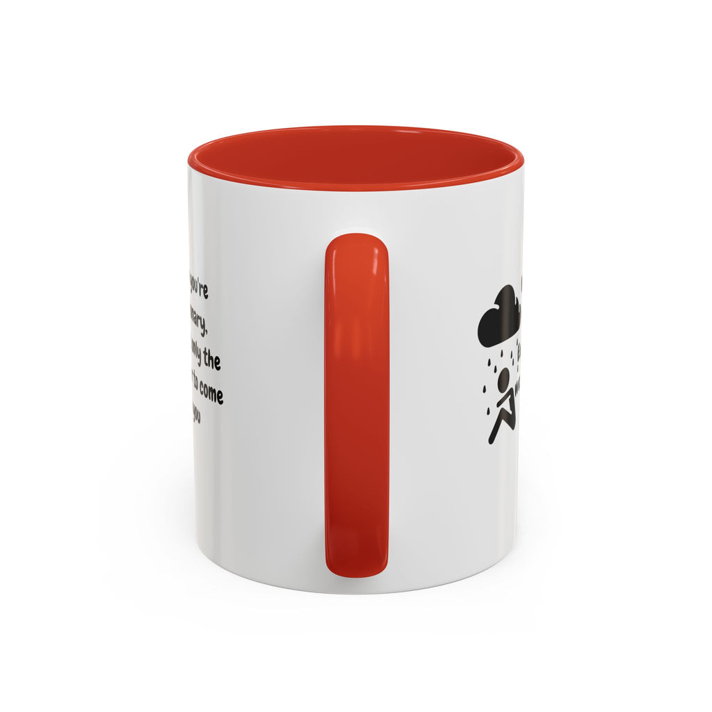 Motivational Travel Ceramic Mug — "When You're Stationary..." Accent Mug