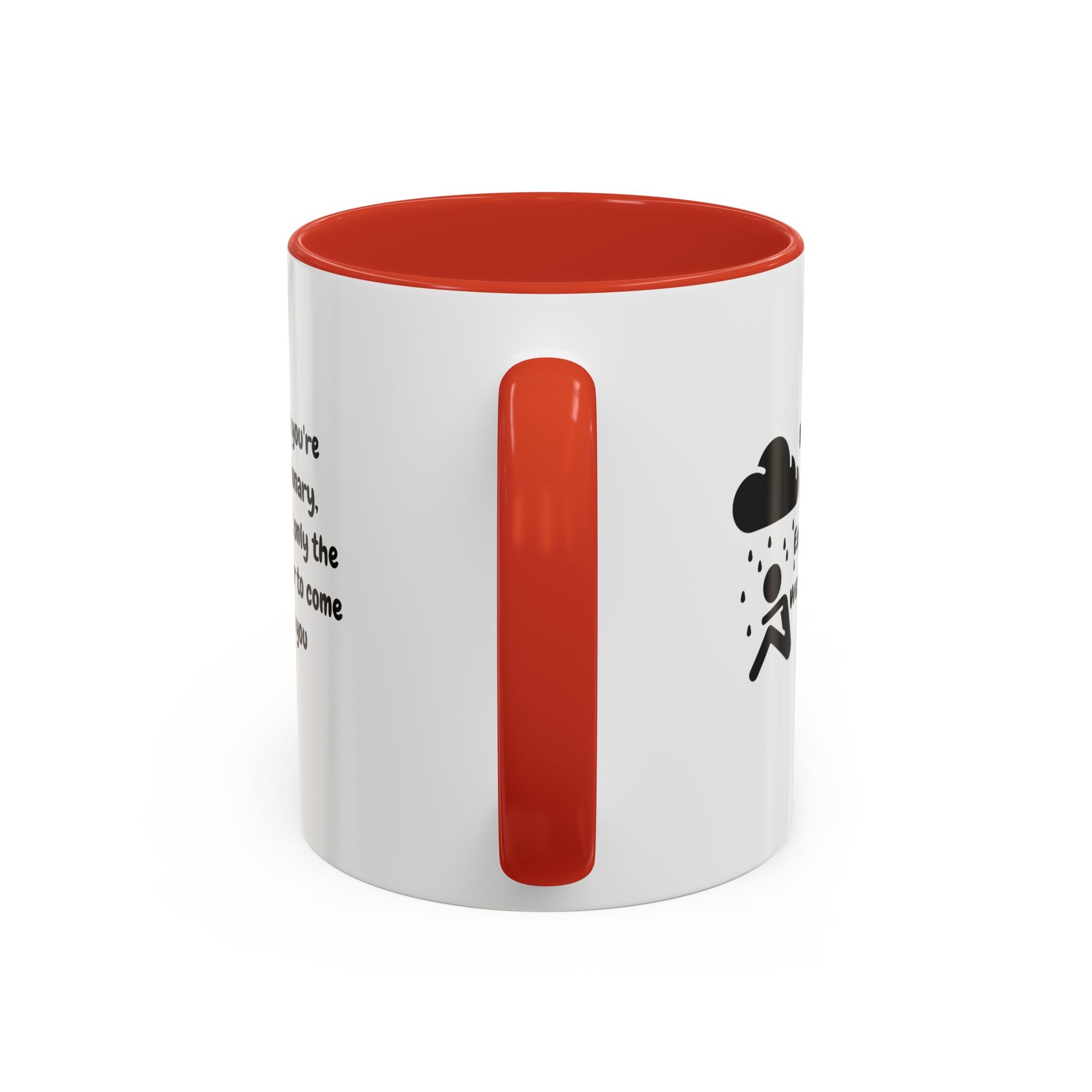 Motivational Travel Ceramic Mug — "When You're Stationary..." Accent Mug