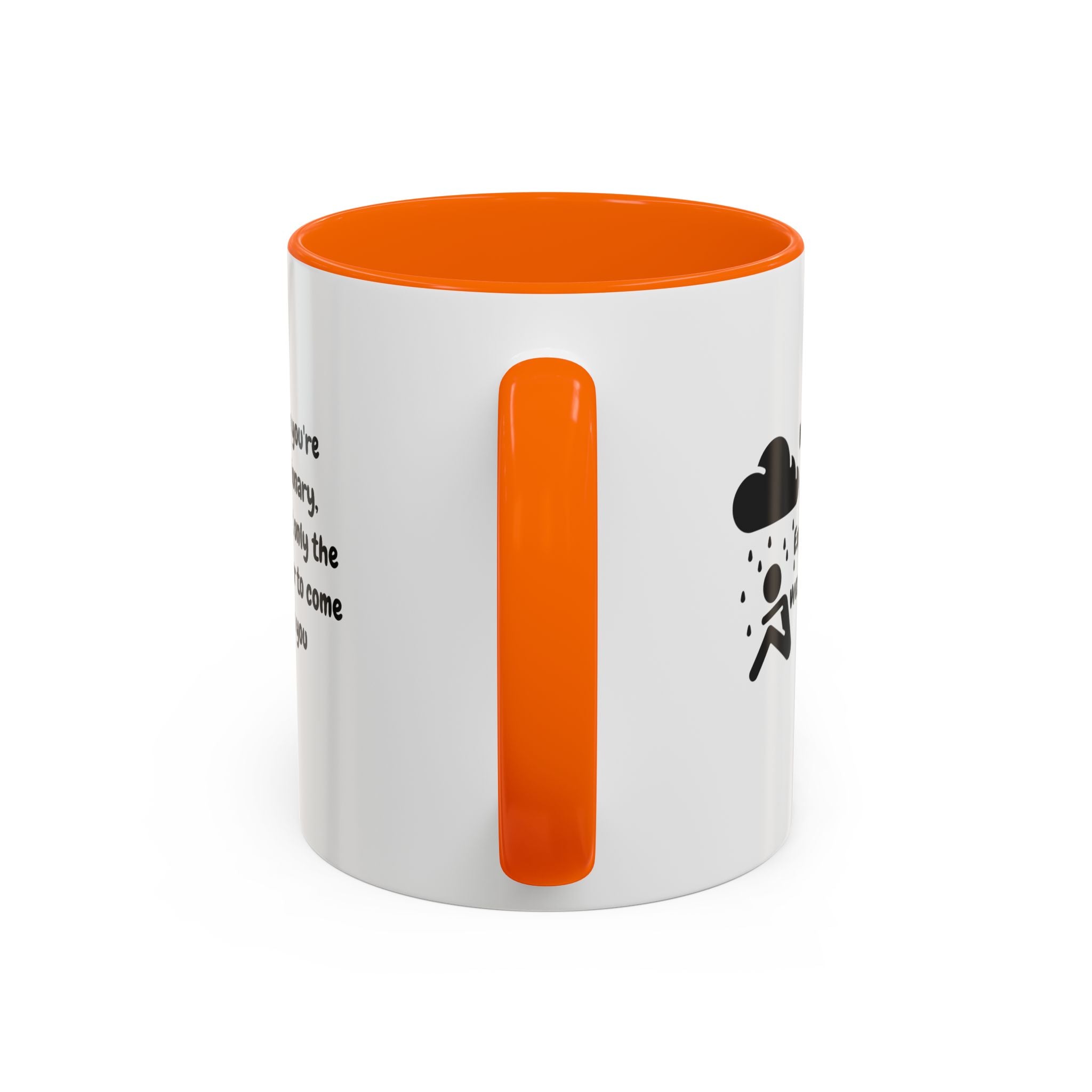 Motivational Travel Ceramic Mug — "When You're Stationary..." Accent Mug