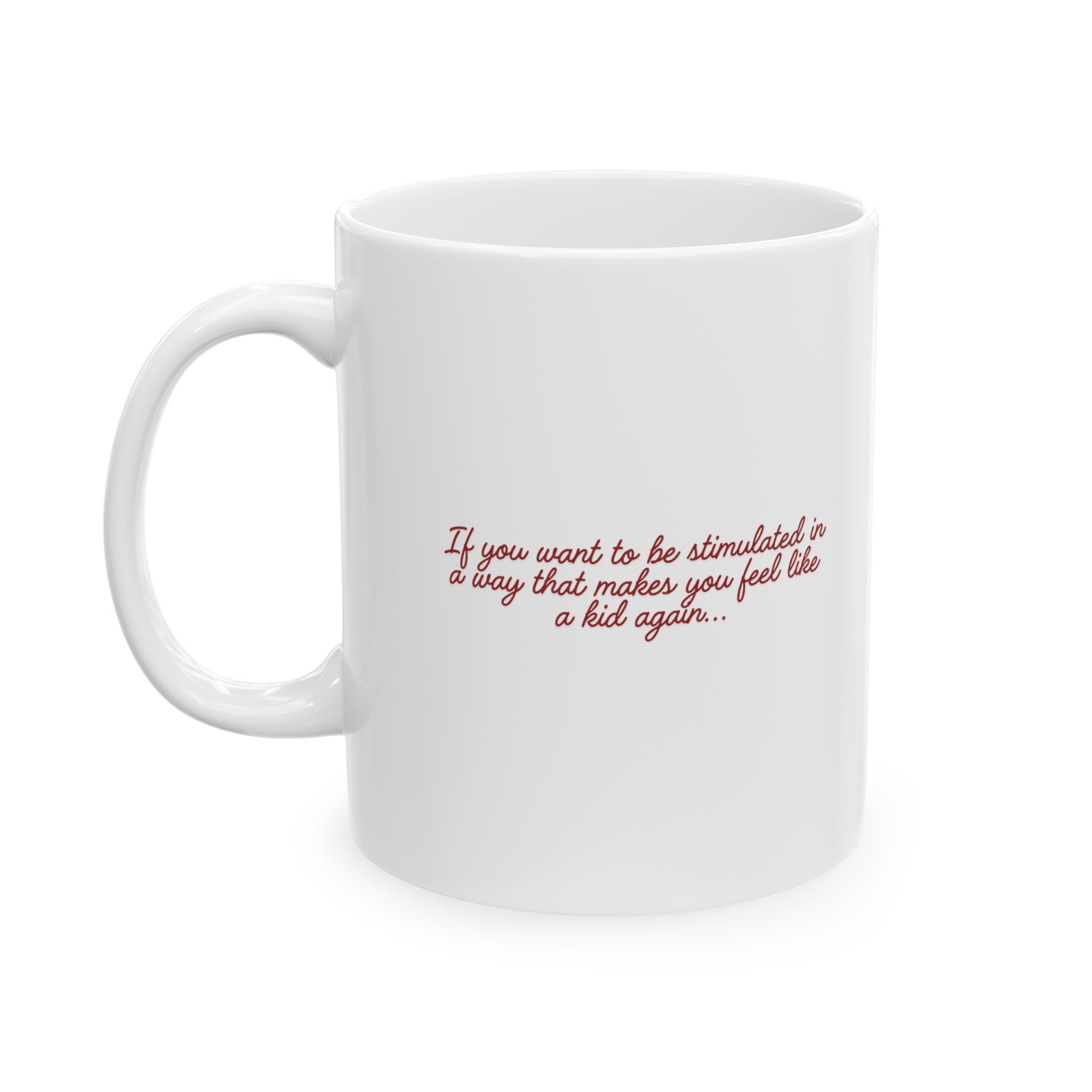 Motivational Travel Ceramic Mug – "...fall in love" Cup (11oz, 15oz)