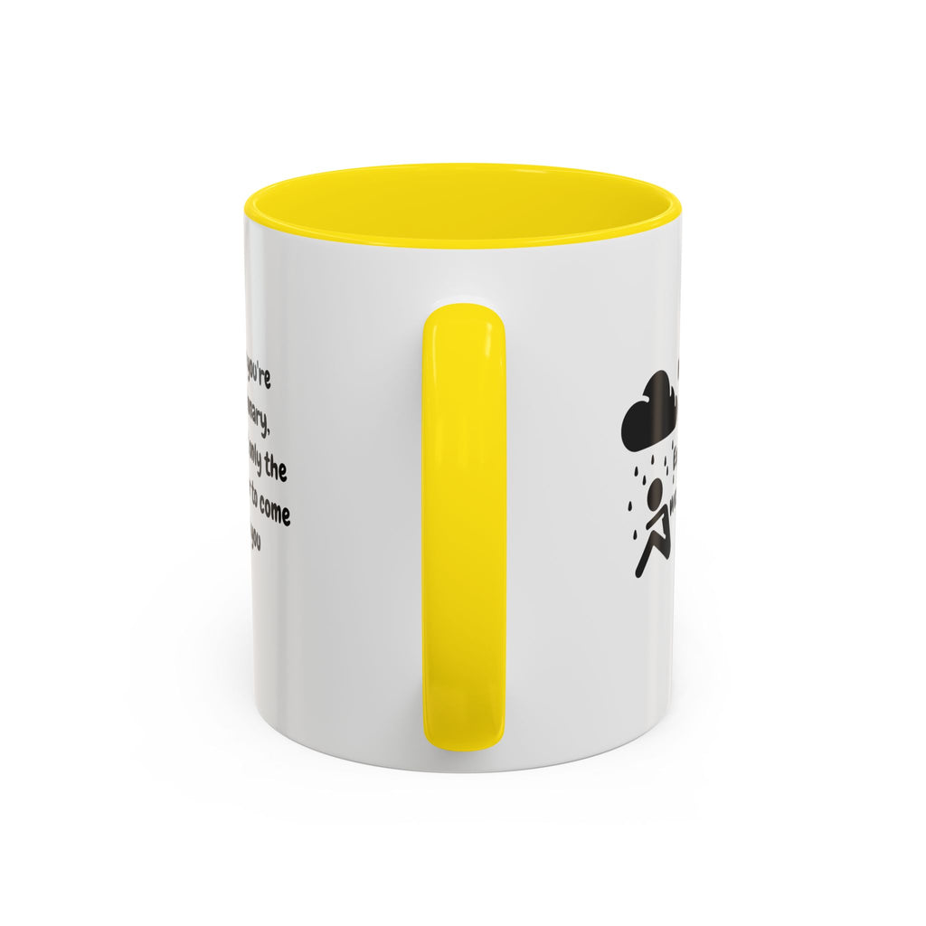 Motivational Travel Ceramic Mug — "When You're Stationary..." Accent Mug
