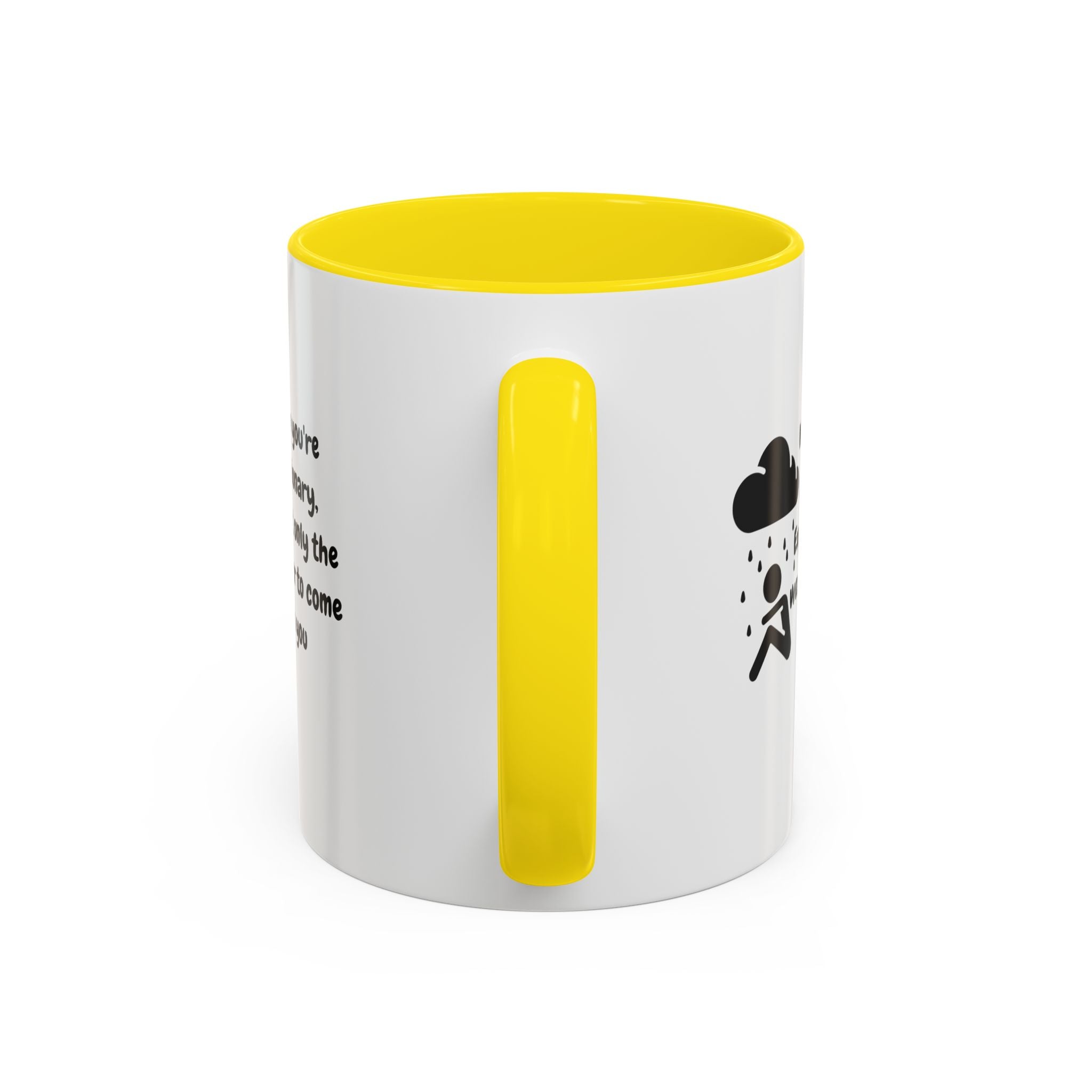 Motivational Travel Ceramic Mug — "When You're Stationary..." Accent Mug