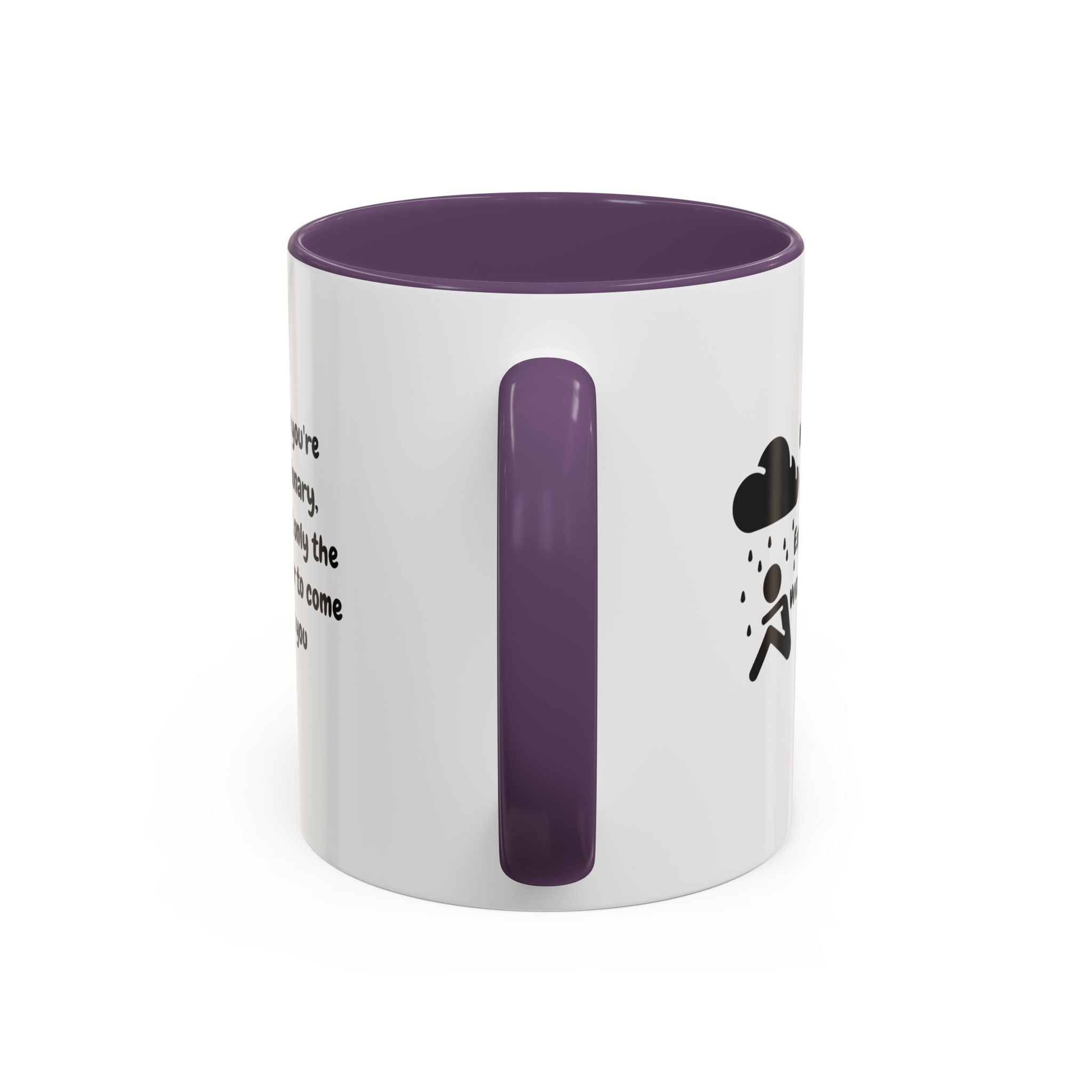 Motivational Travel Ceramic Mug — "When You're Stationary..." Accent Mug