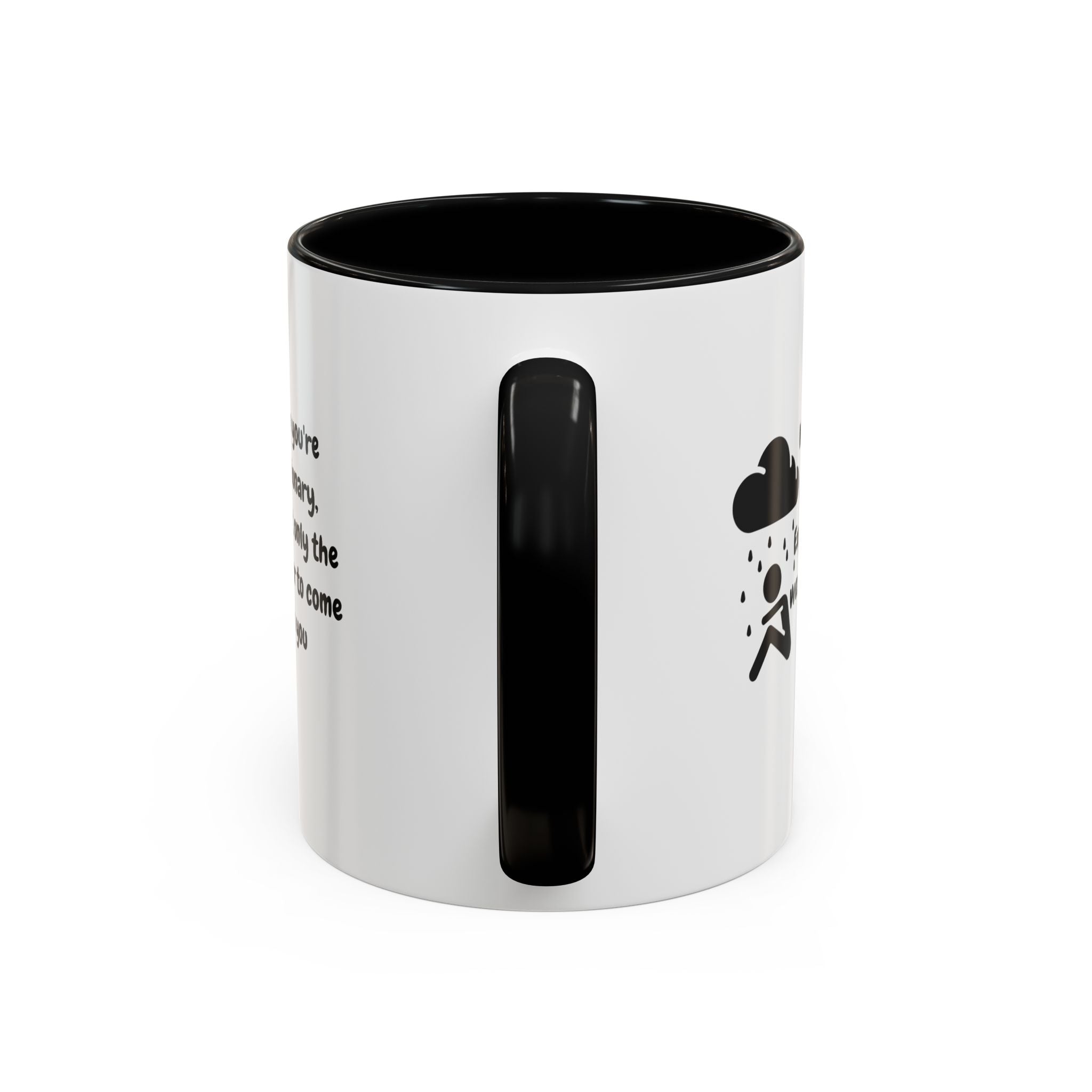 Motivational Travel Ceramic Mug — "When You're Stationary..." Accent Mug