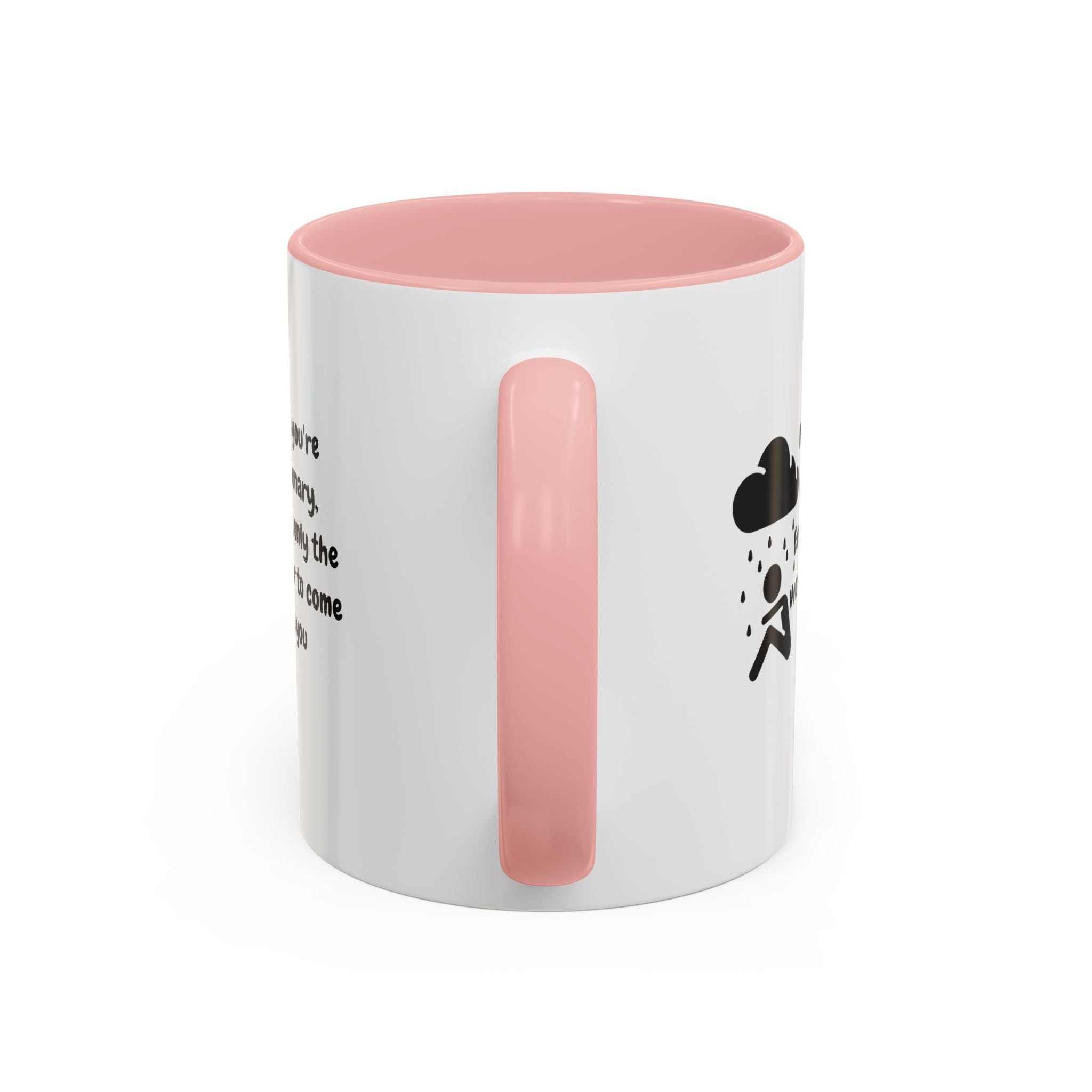 Motivational Travel Ceramic Mug — "When You're Stationary..." Accent Mug